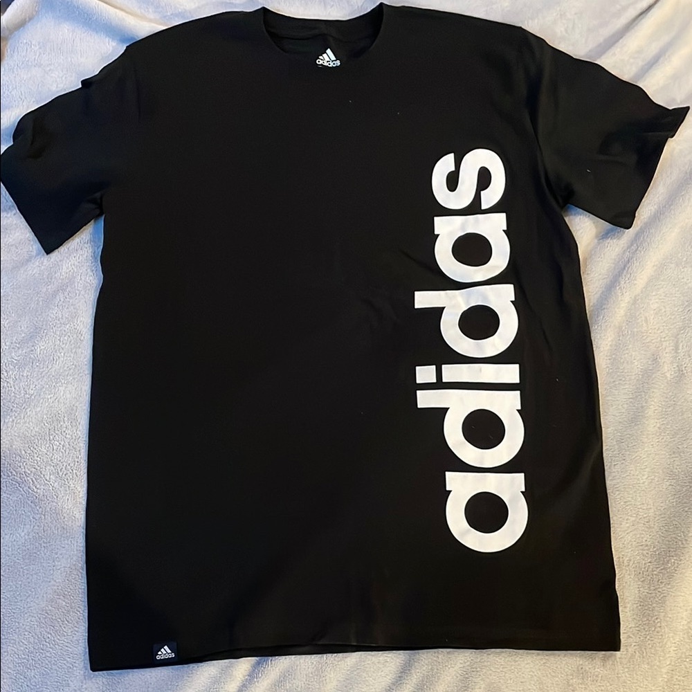 NEW Adidas Black and White Short Sleeve Tee